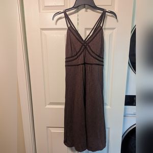 Athleta brown strappy dress size medium